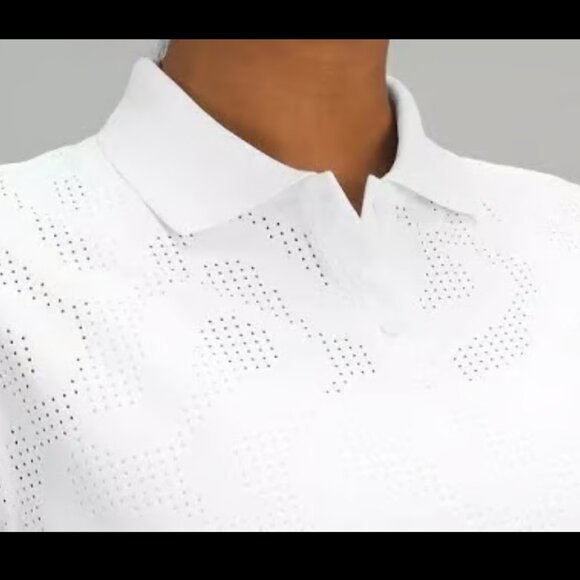 Lululemon Classic-Fit Polo Logo Color White Size 10 - Picture 7 of 9